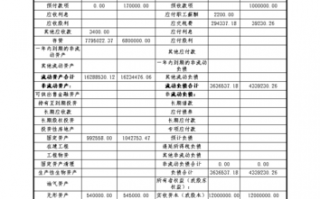 工业企业年度财务报告 工业企业财务报告模板