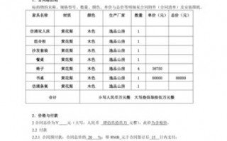 家具购买合同模板下载_家具购销合同下载