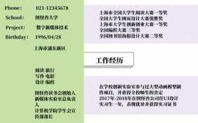 图像处理简历模板_图像处理简历模板怎么写