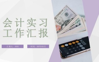 会计实训周总结PPT模板,会计实训周是干嘛 