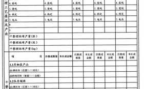 投入产出表图片-投入与产出模板