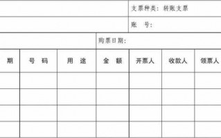  支票领用簿模板「支票领用是什么意思」