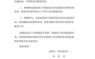 无非法集资承诺书模板_无非法集资承诺书模板下载