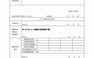 企业税务注销报告模板