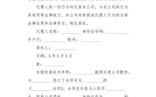 个人委托书付款协议模板怎么写