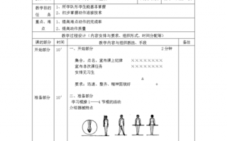 幼儿体操教学内容