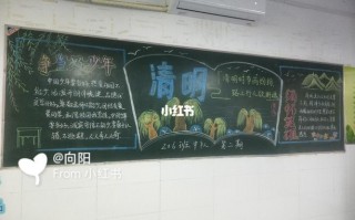 清明节黑板报设计模板_清明节黑板报模板大全