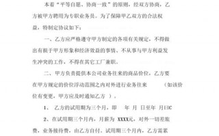 公司合同内容模板的简单介绍