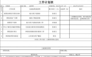  具体工作计划模板「具体的工作计划」