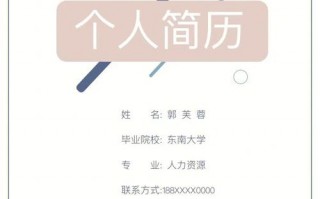 大学生简历模板 图片