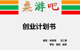 桌游吧策划书模板怎么写-桌游吧策划书模板