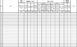 节目评委点评用语 评委节目打分模板