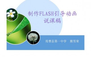 flash说课稿ppt模板（flash教学案例）