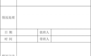 学校行政值日表模板_学校行政值班记录表内容