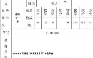  填写特长模板「填写特长模板图片」