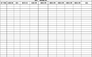 接手客户跟踪模板,客户跟踪表怎么样填写 