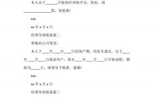 微信里向领导请假怎么写简短-微信向领导请假模板