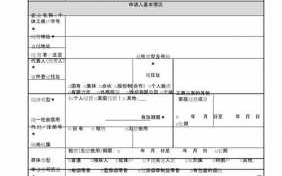 事项申请表格式模板图片