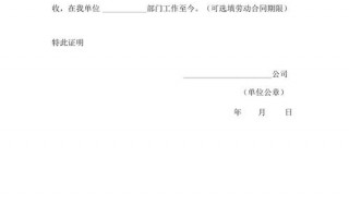 企业接收证明模板-公司接收证明模板