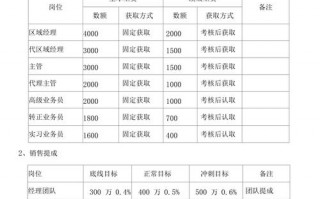  销售人员薪酬模板「销售人员的薪酬方案设计」