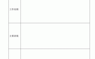 工作鉴定表格模板_工作鉴定表格模板图片