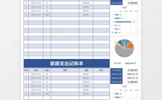 家计本模板_家庭记账本表格