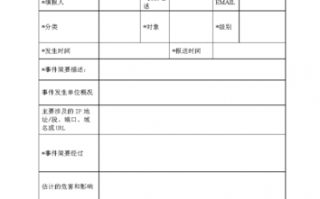 新闻信息报送 新闻信息报告模板