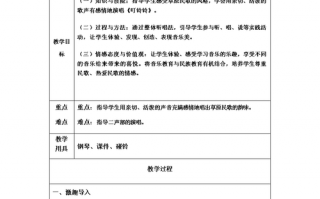  中小学音乐万能模板「中小学音乐教学活动设计案例精选」