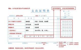 支出凭证明细表模板（支出凭证填写模板）