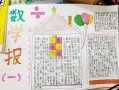 小学数学报制作图片-小学数学壁报模板