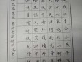 小学7-9级书法模板_小学书法考级作品