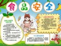 健康美食手抄报模板文字_健康美食绘画