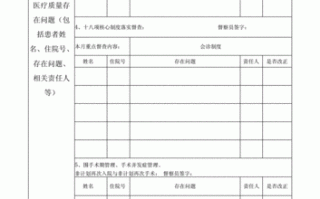 医疗质控八大本模板（医疗质控8大本）