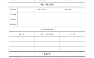 免费下载大学生简历模板（大学生简历模板 免费 word）