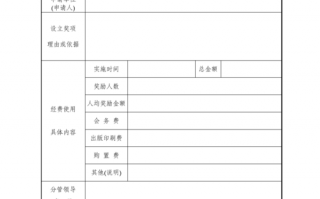 关于项目奖励申请模板,申请项目奖励金报告 