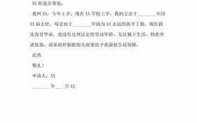 孤儿的申请理由70个字