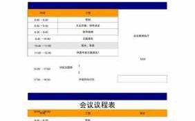 正式点的会议议程模板（简单会议议程格式及范文）