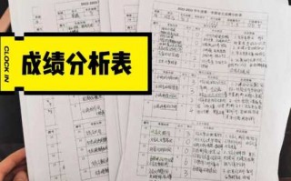 成绩分析表模板_个人各科成绩分析表模板