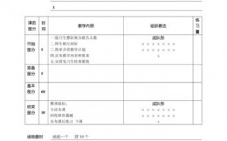 大学武术教案模板下载