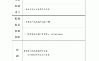  桩基检测日志模板「桩基检测报告内容」