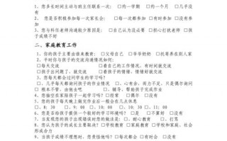 教育问卷调查报告