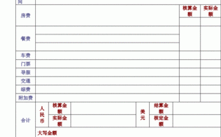 旅游费结算清单模板下载-旅游费结算清单模板