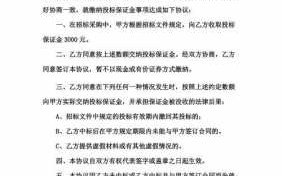 投标保证金协议模板_投标保证金的具体有哪些规定?