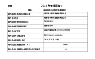 年检报告的模板（年检报告书 样本）