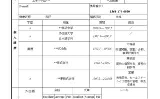 哪里下载日语简历模板（日语简历软件）