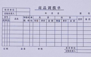 仓库调拨模板,仓库调拨单格式范本 