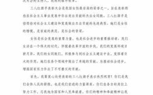 三八红旗手典型发言稿