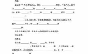 关于误工证明模板6的信息