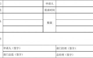 公司礼品呈报单模板