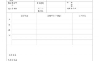 招工自我介绍表格模板（招工自我介绍表格模板下载）